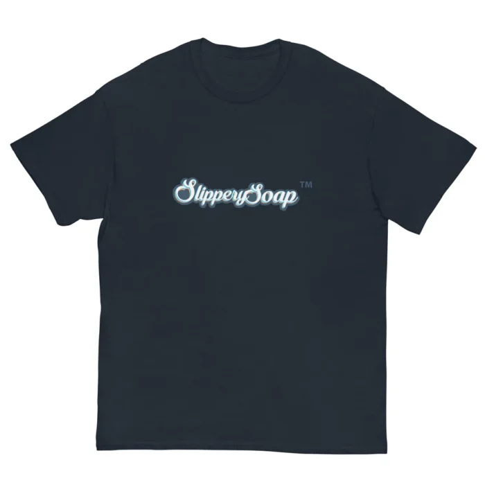Slippery Soap Logo Tee- Blue