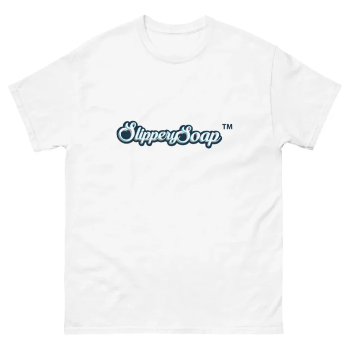 Slippery Soap Logo Tee- White