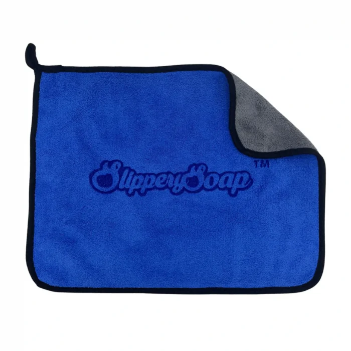 Slippery Soap Premium Microfiber Towel - Blue